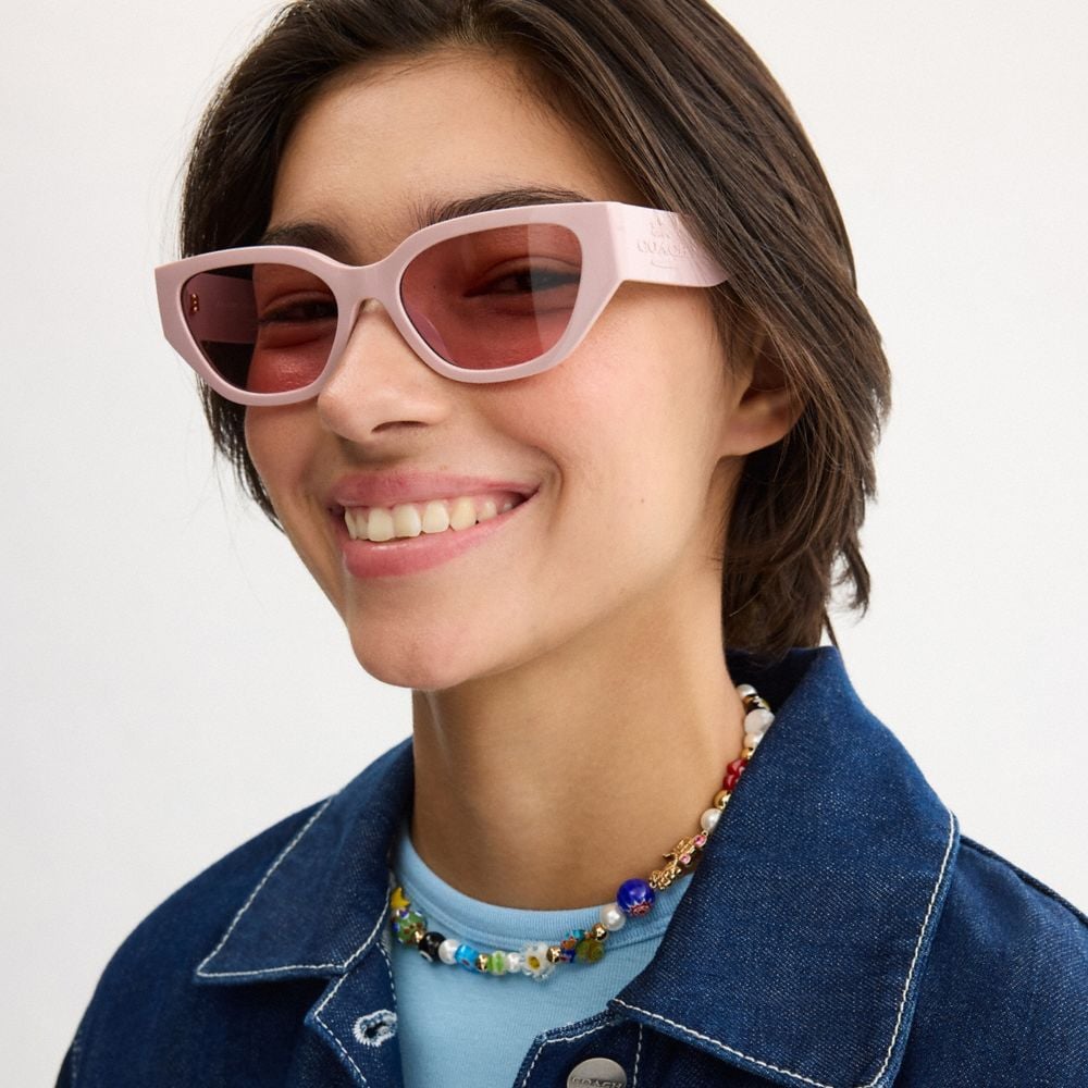 Geometric Cat Eye Sunglasses