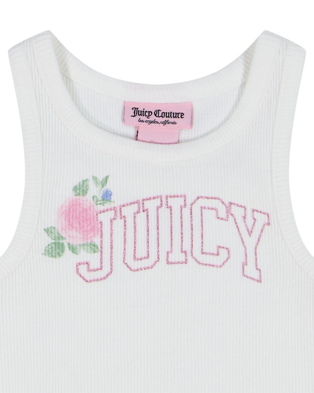 Juicy Couture Girls' French Terry Zip Hoodie, Tank Top & Shorts Set - Little Kid – image 3 of 5 Juicy Couture Girls' French Terry Zip Hoodie, Tank Top & Shorts Set - Little Kid – image 3 of 5