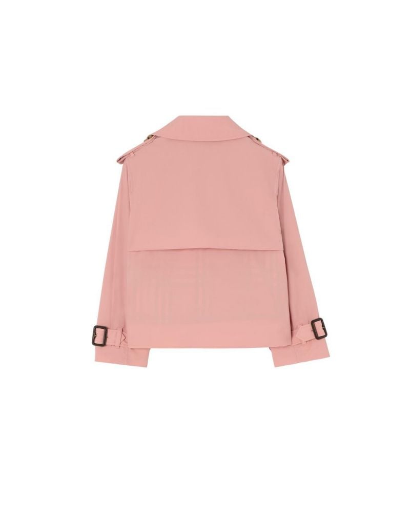 Burberry Girls' Stretch Nylon Trench Jacket - Little Kid, Big Kid – image 2 of 4 Burberry Girls' Stretch Nylon Trench Jacket - Little Kid, Big Kid – image 2 of 4