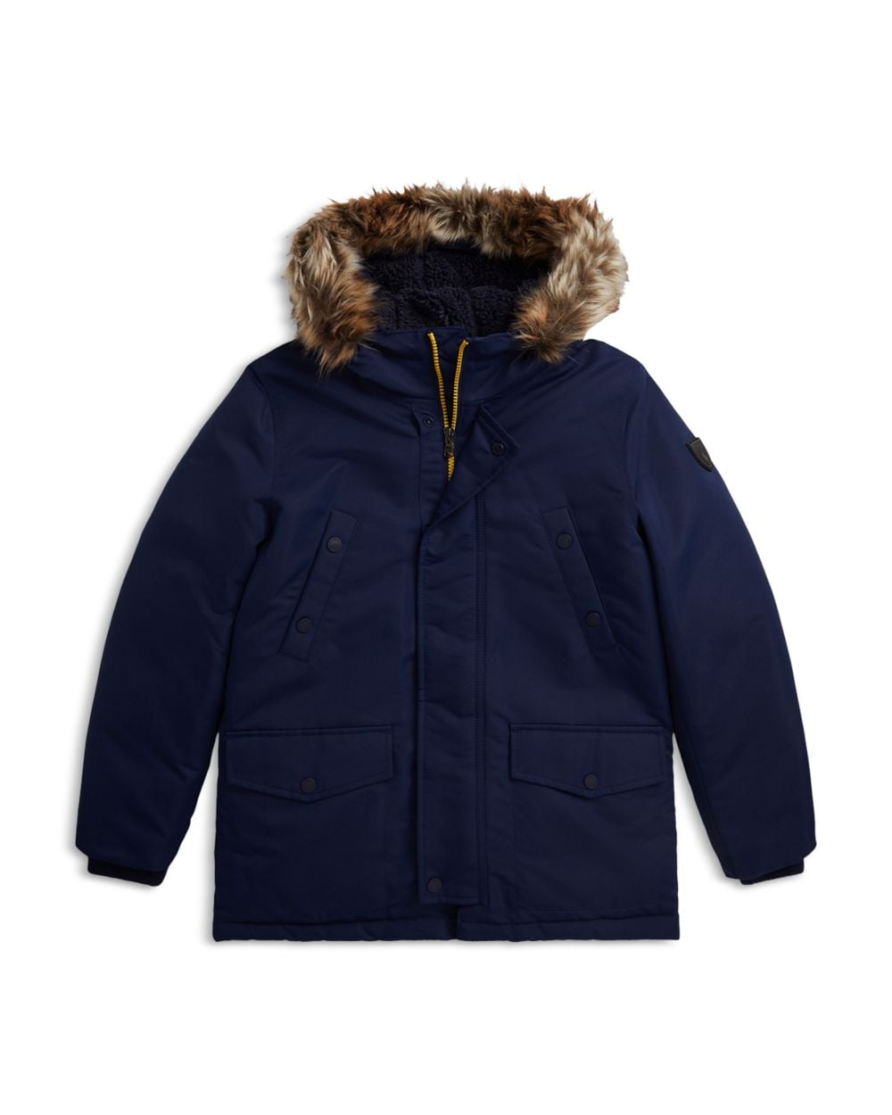 Polo Ralph Lauren Ralph Lauren Boys' Faux Fur Trim Down Parka - Big Kid Polo Ralph Lauren Ralph Lauren Boys' Faux Fur Trim Down Parka - Big Kid