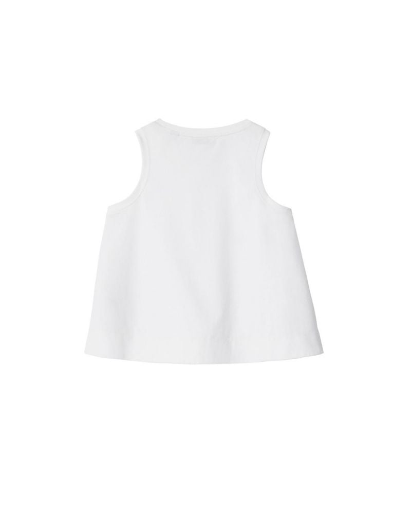 Burberry Girls' Check Trim Cotton Top - Baby, Little Kid, Big Kid – image 2 of 3