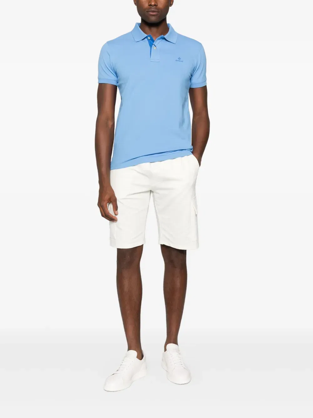 Cotton Blend Polo Shirt