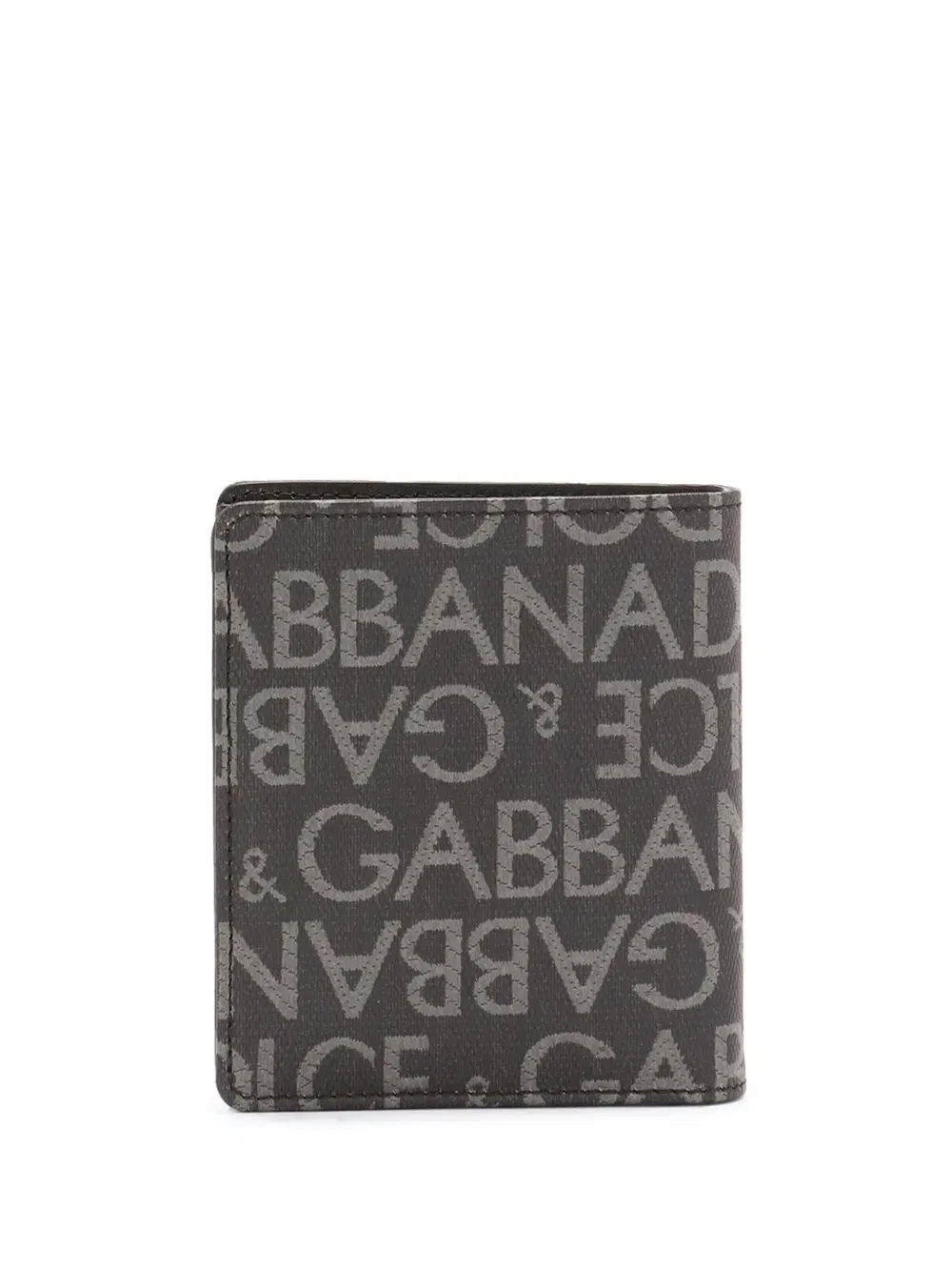 coated jacquard bi-fold card holder