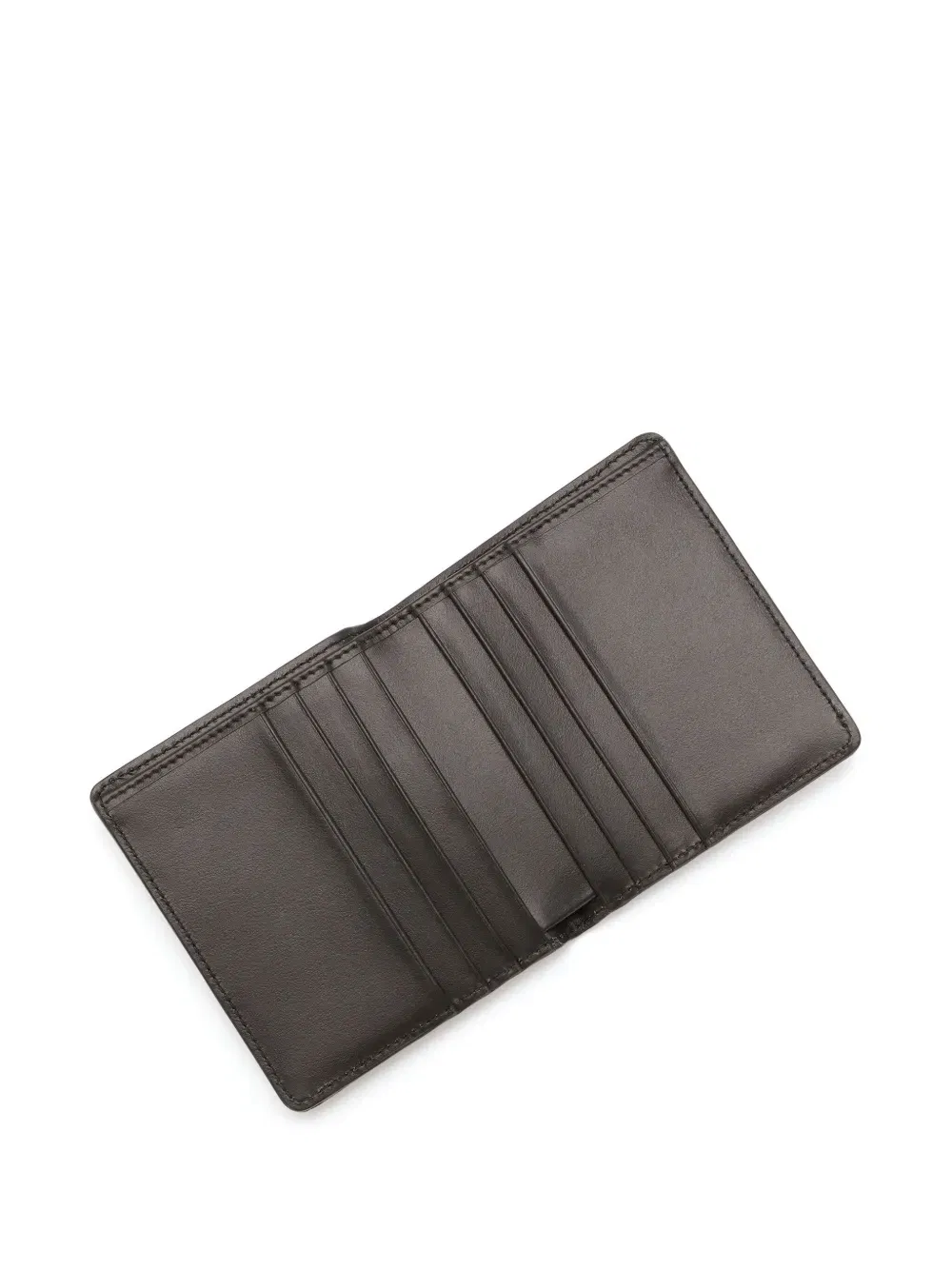 coated jacquard bi-fold card holder