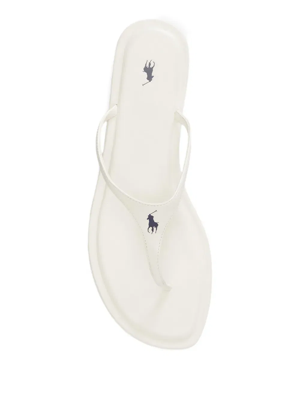 logo-detail leather sandals