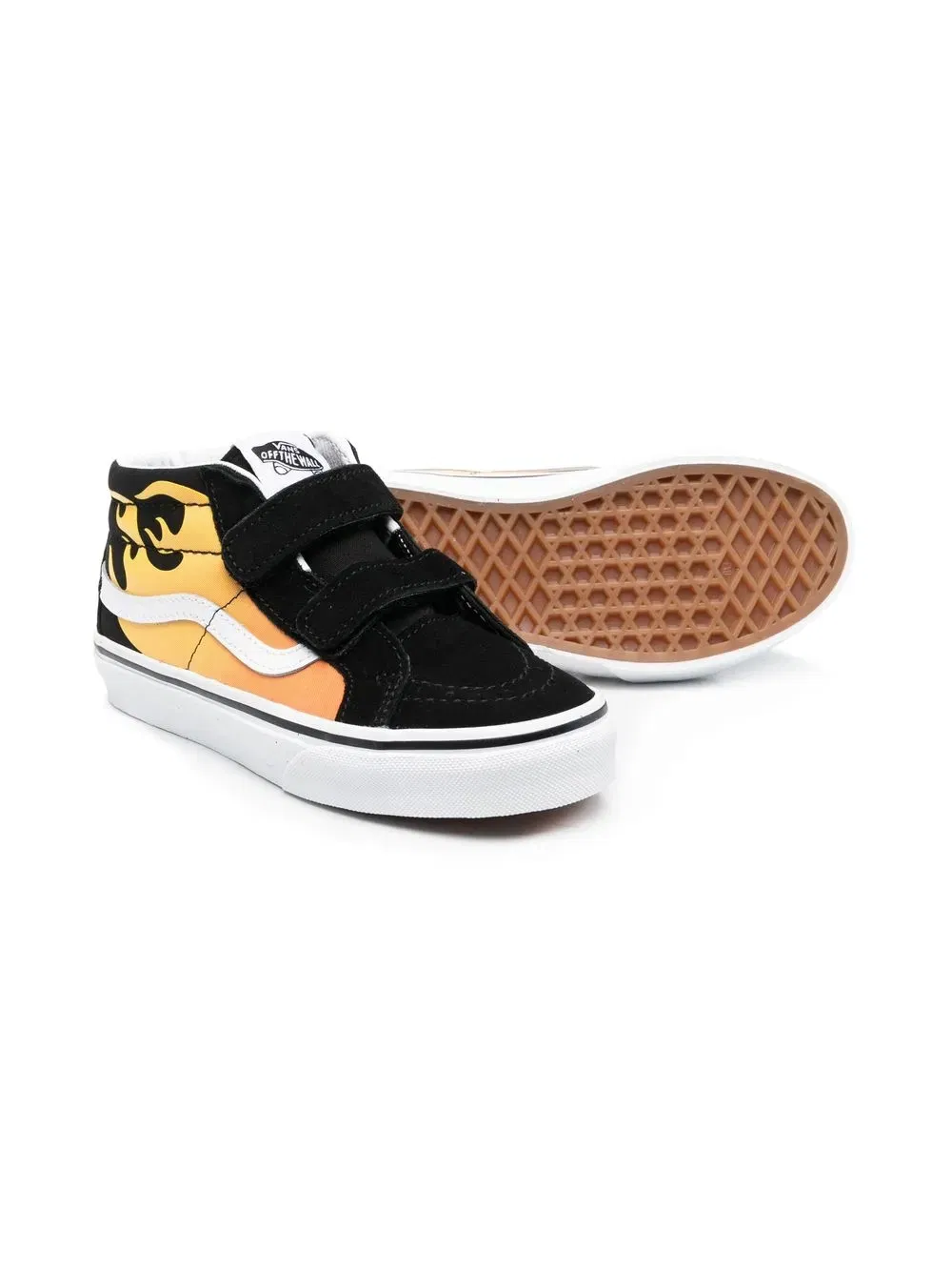 Old Skool flame-print sneakers