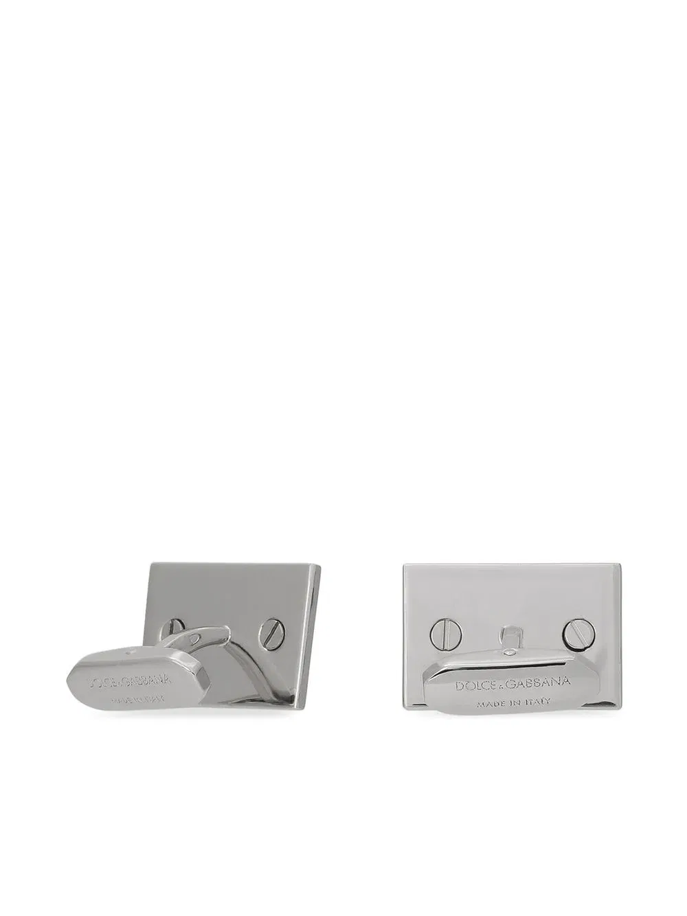 logo-plaque square-shape cufflinks