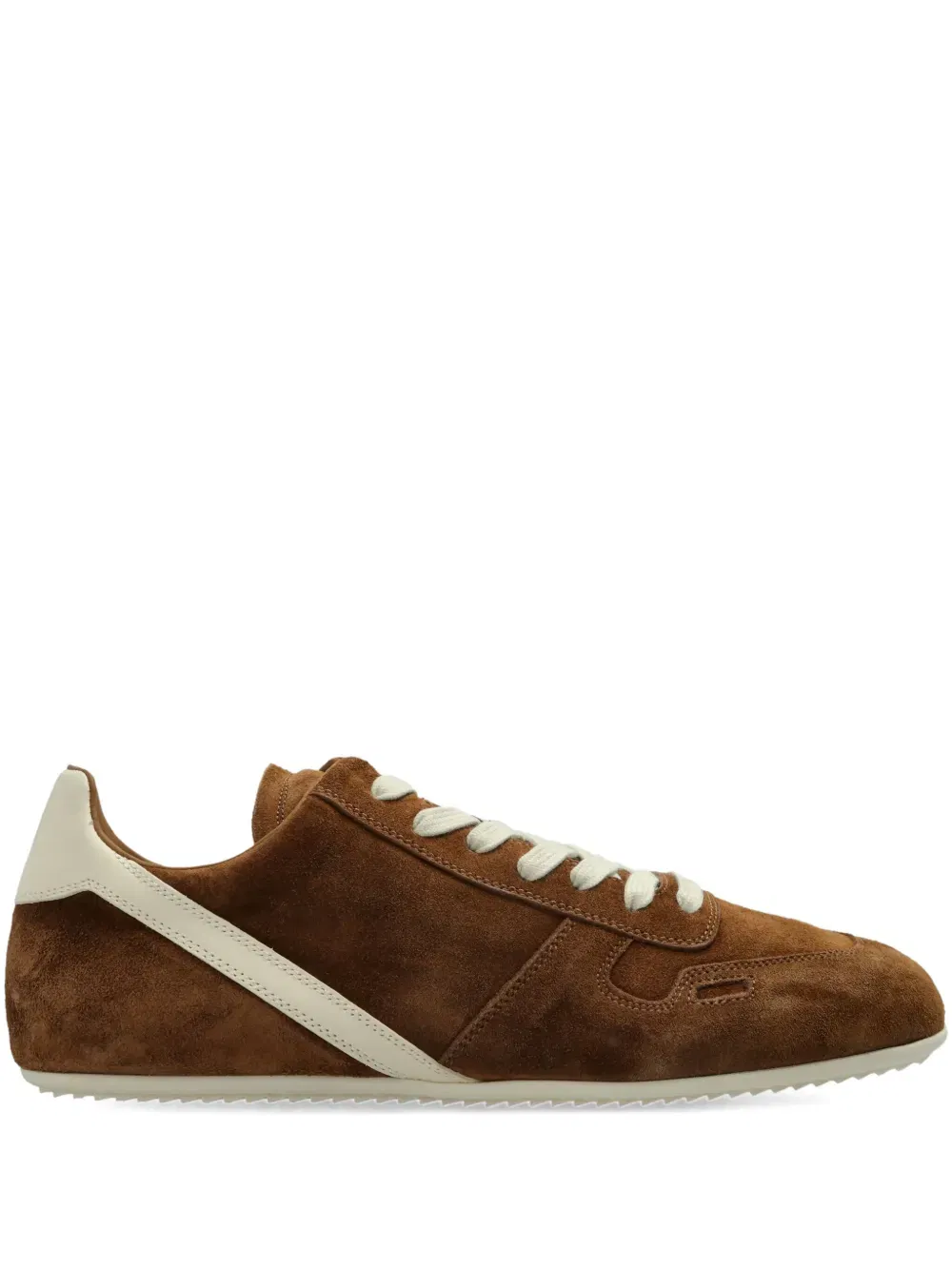 Minimal Sneak suede leather panel sneakers