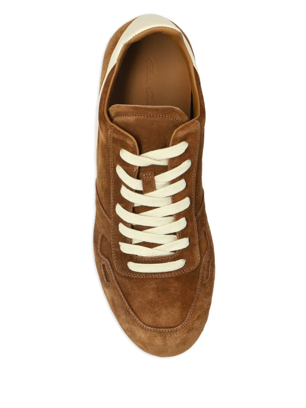 Minimal Sneak suede leather panel sneakers
