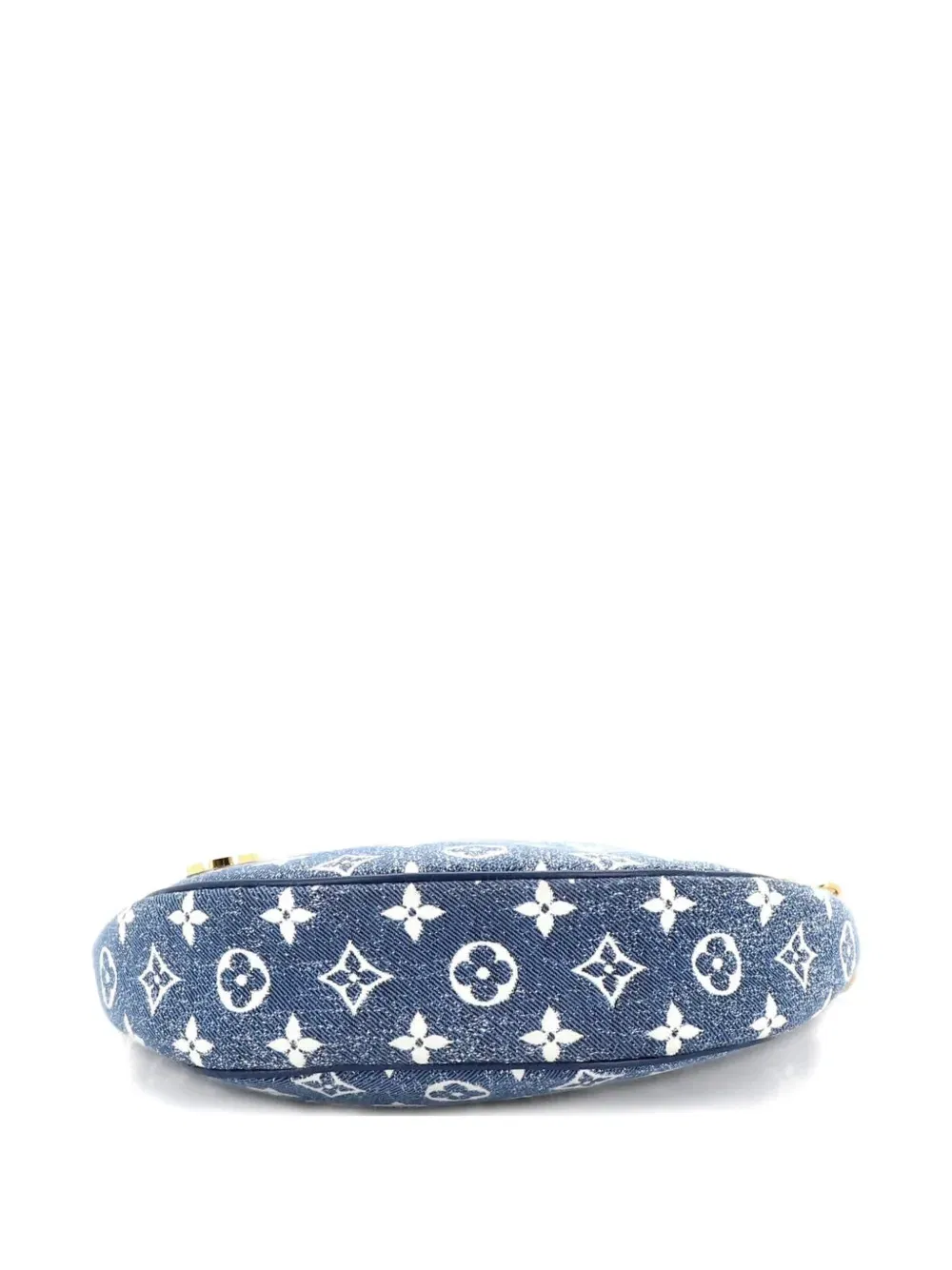 Loop Handbag Monogram Jacquard Denim hobo bag
