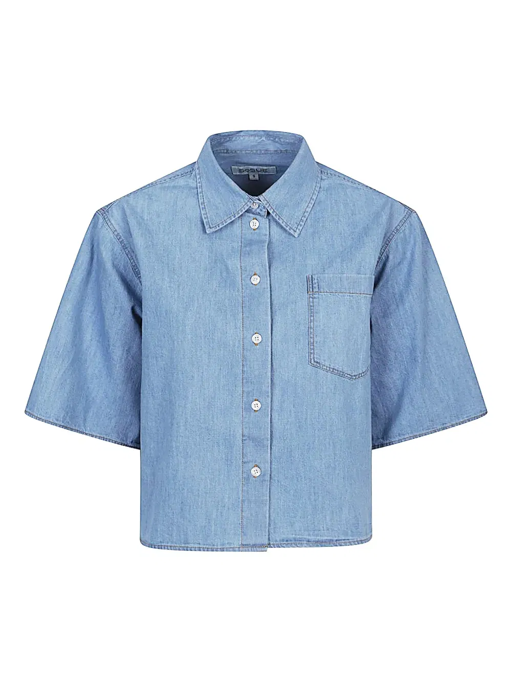 chest-pocket short-sleeve shirt