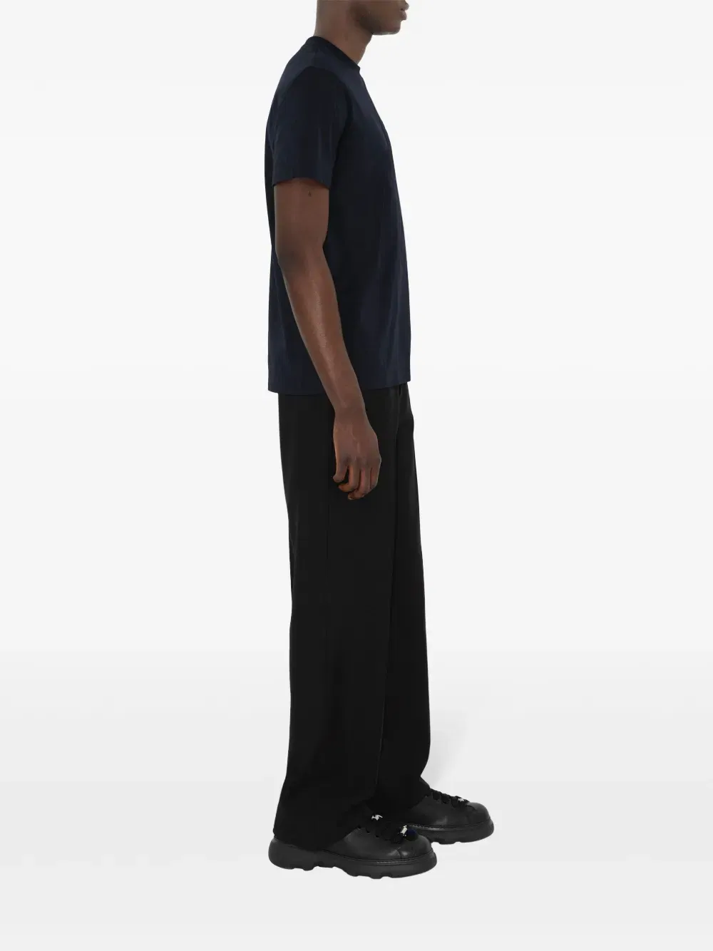EDK-embroidered cotton T-Shirt