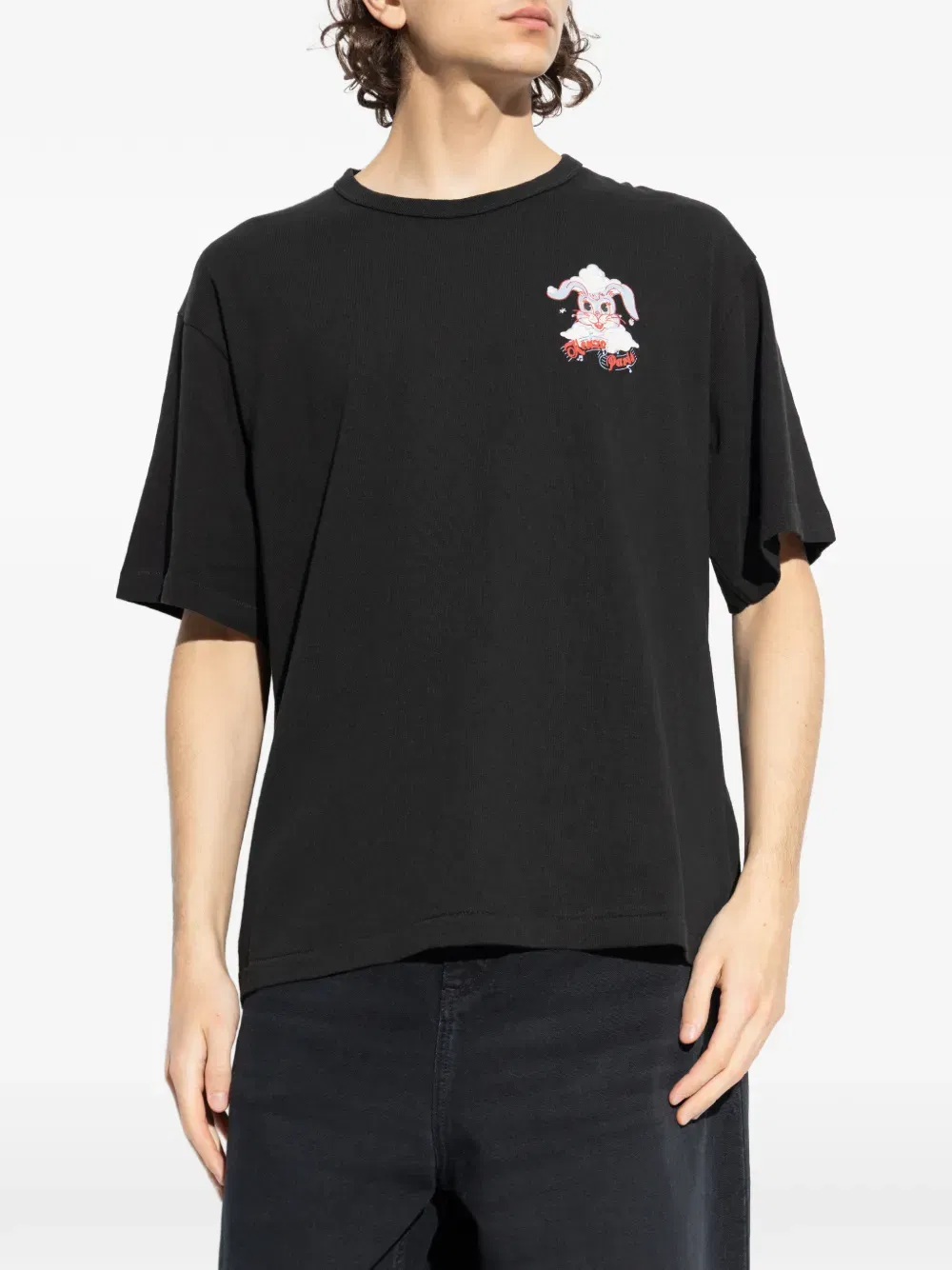 Winter Holidays rabbit-print T-Shirt