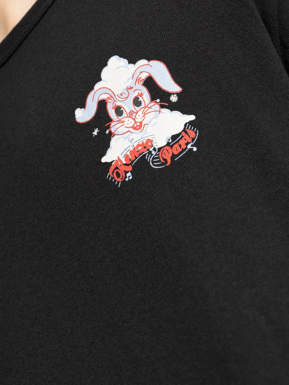 Winter Holidays rabbit-print T-Shirt