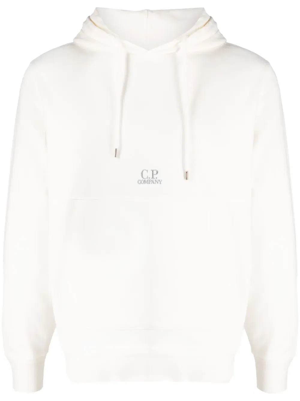 logo-embroidered cotton Hoodie