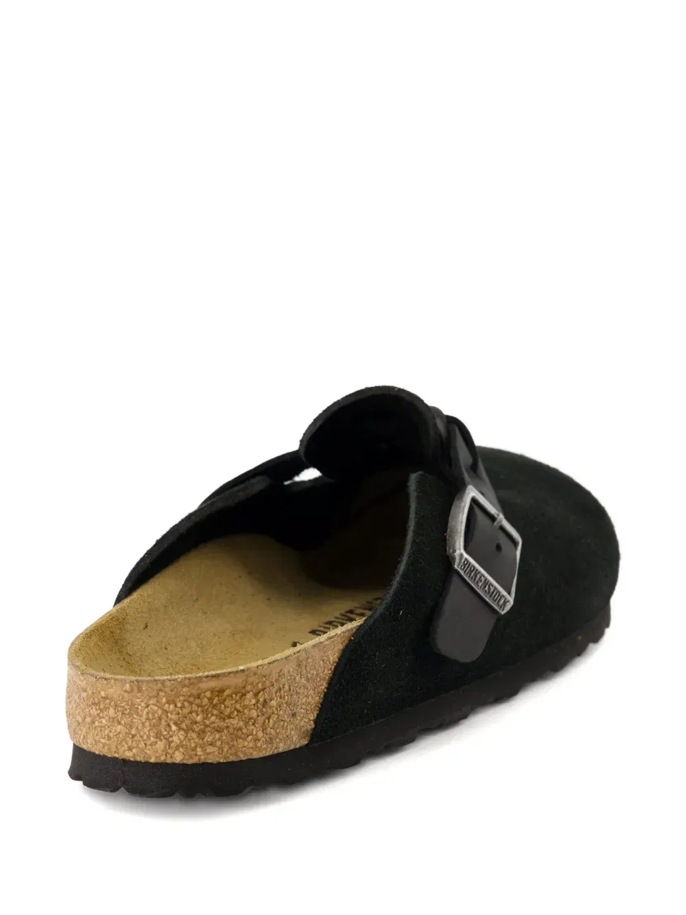 Boston braided-strap leather mules