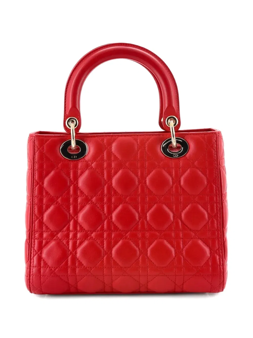 Lady Dior Bag Cannage Quilt Lambskin Medium satchel