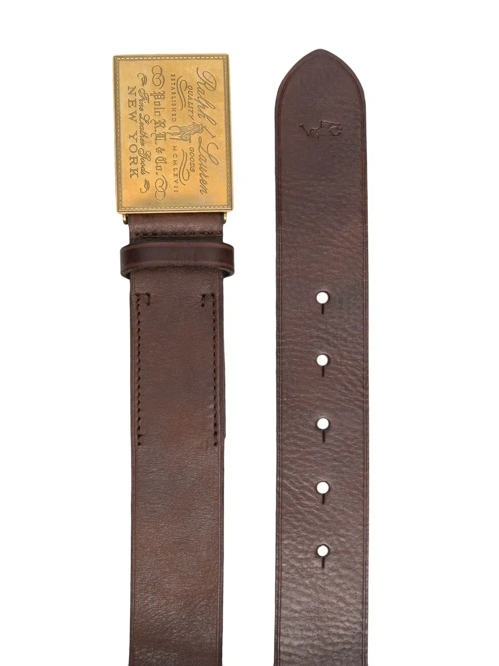 Polo Heritage leather belt
