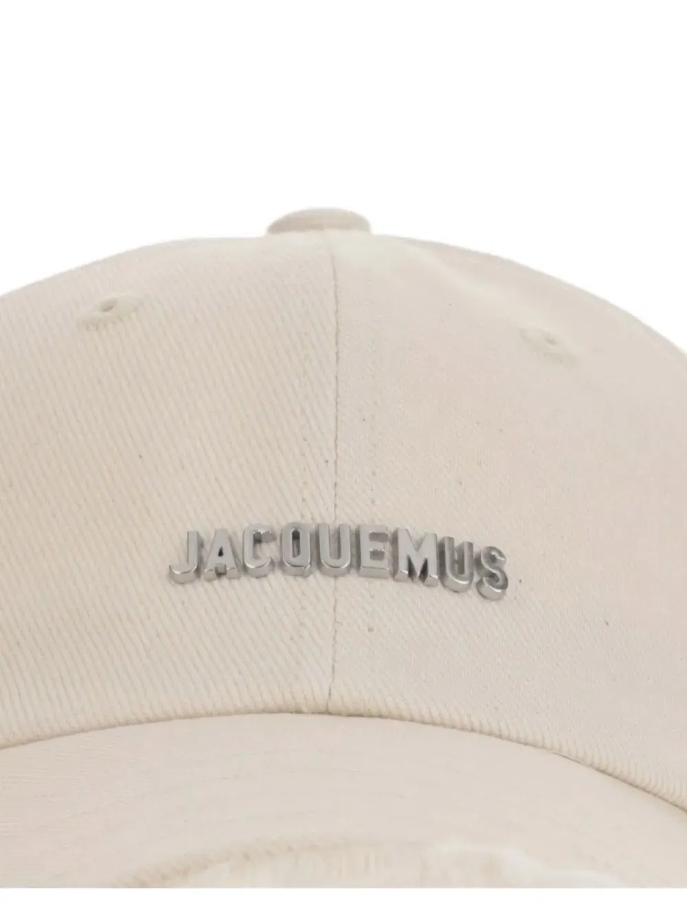 frayed-trim baseball cap
