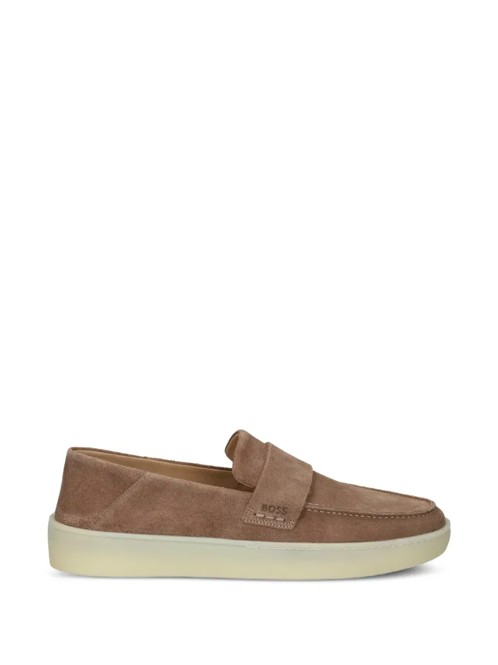 band detail boat shoes