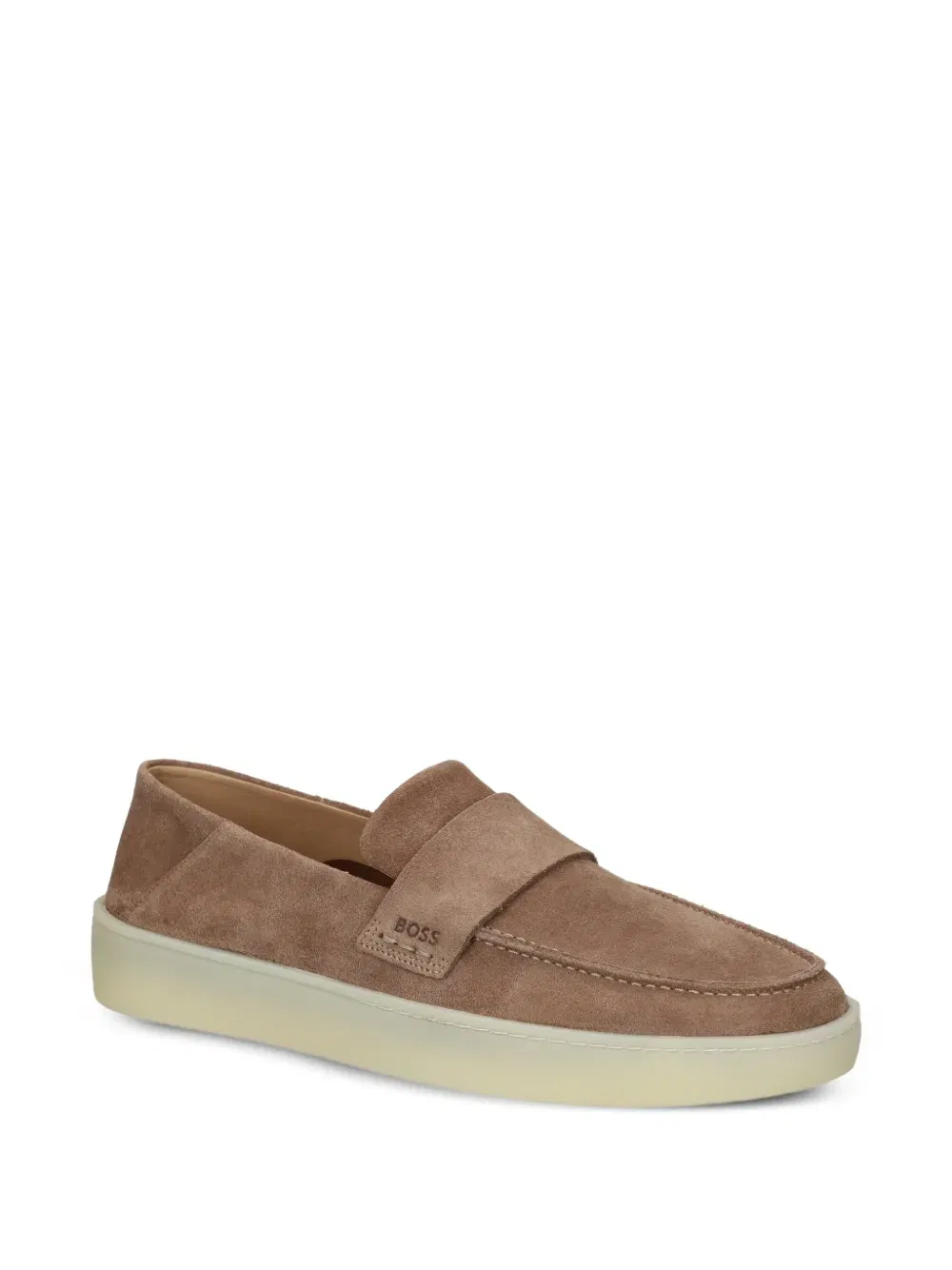 band detail boat shoes