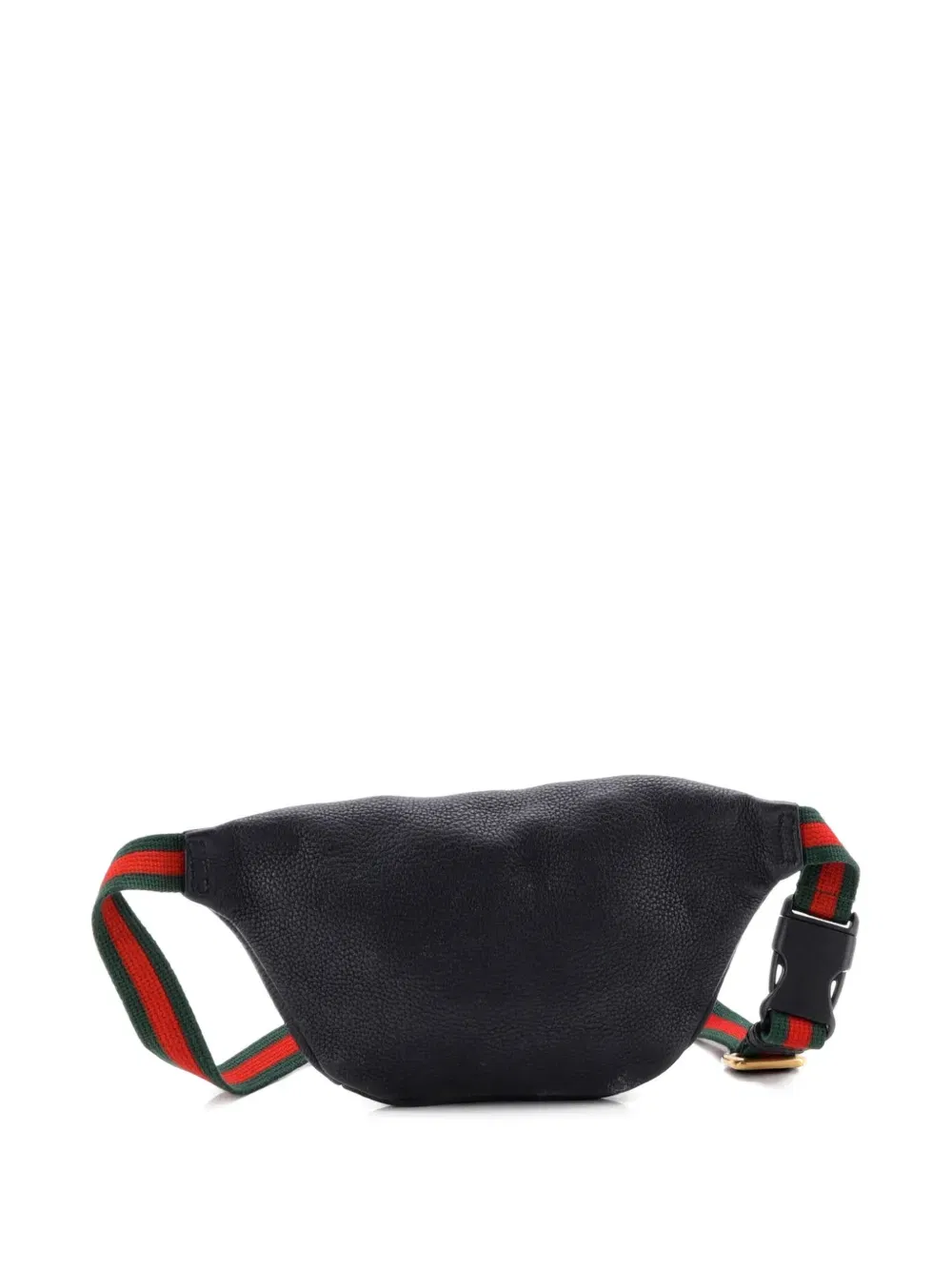 Logo Printed Leather Small belt bag