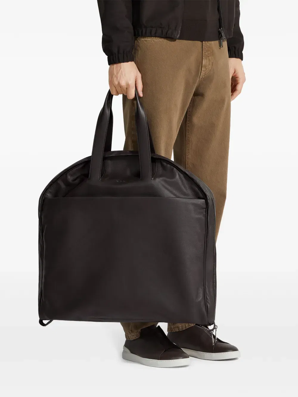 SECONDSKIN leather garment bag