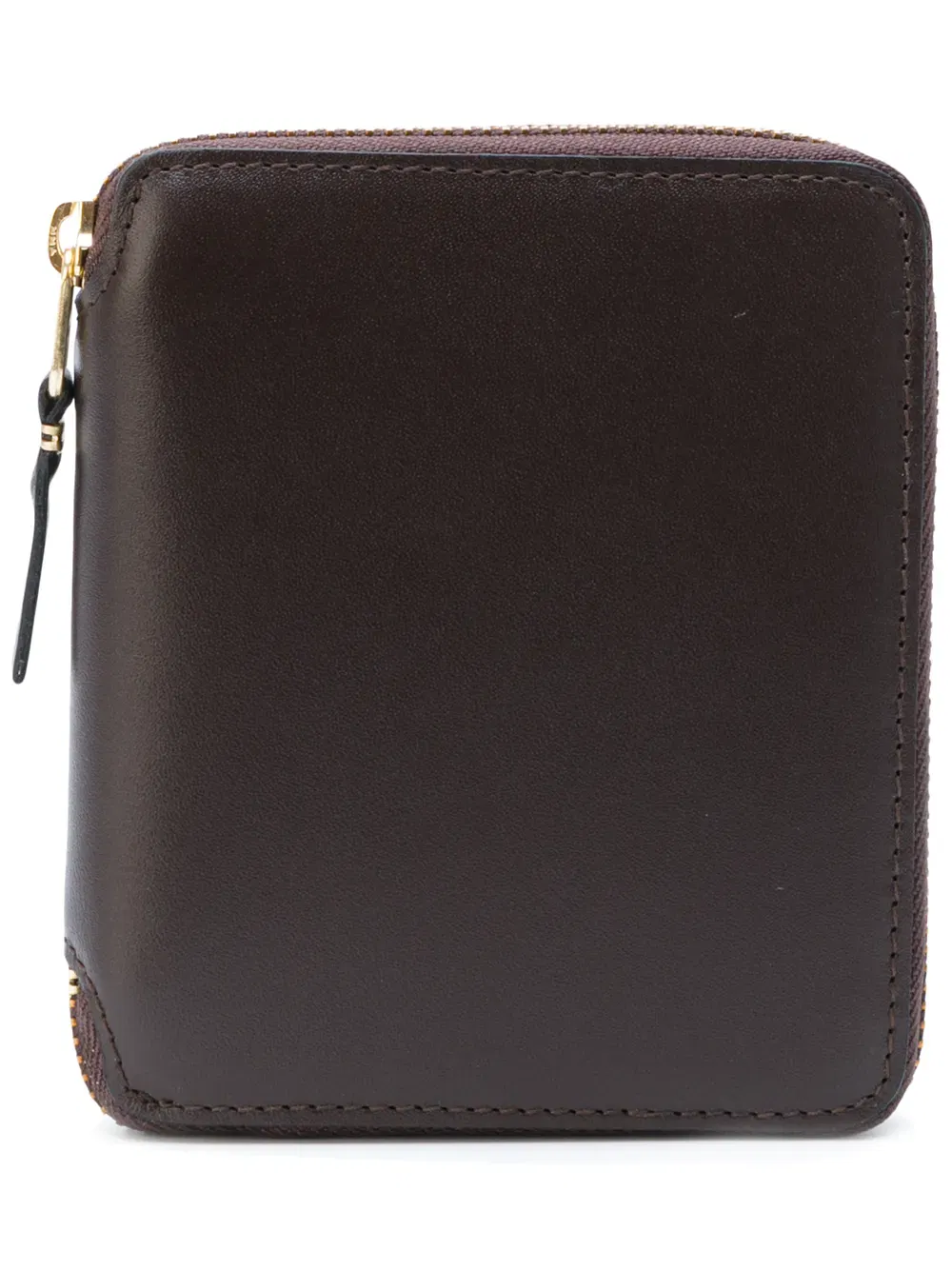 zip-around leather wallet
