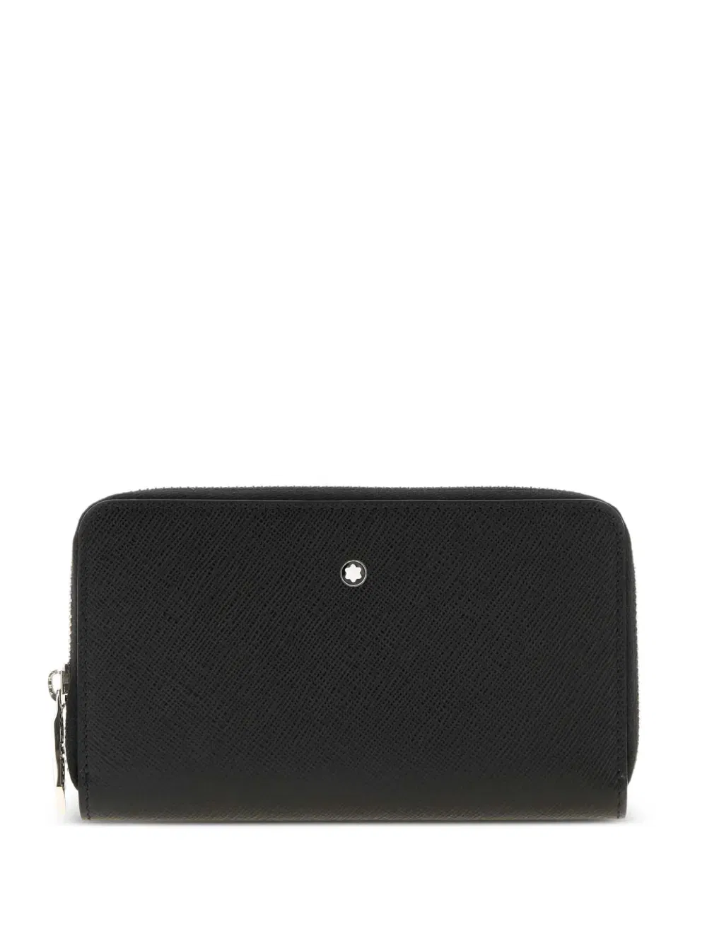 zip-around leather wallet