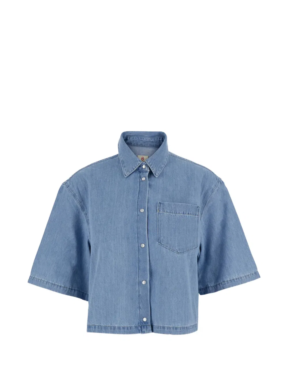 Kodiac chest-pocket crop shirt