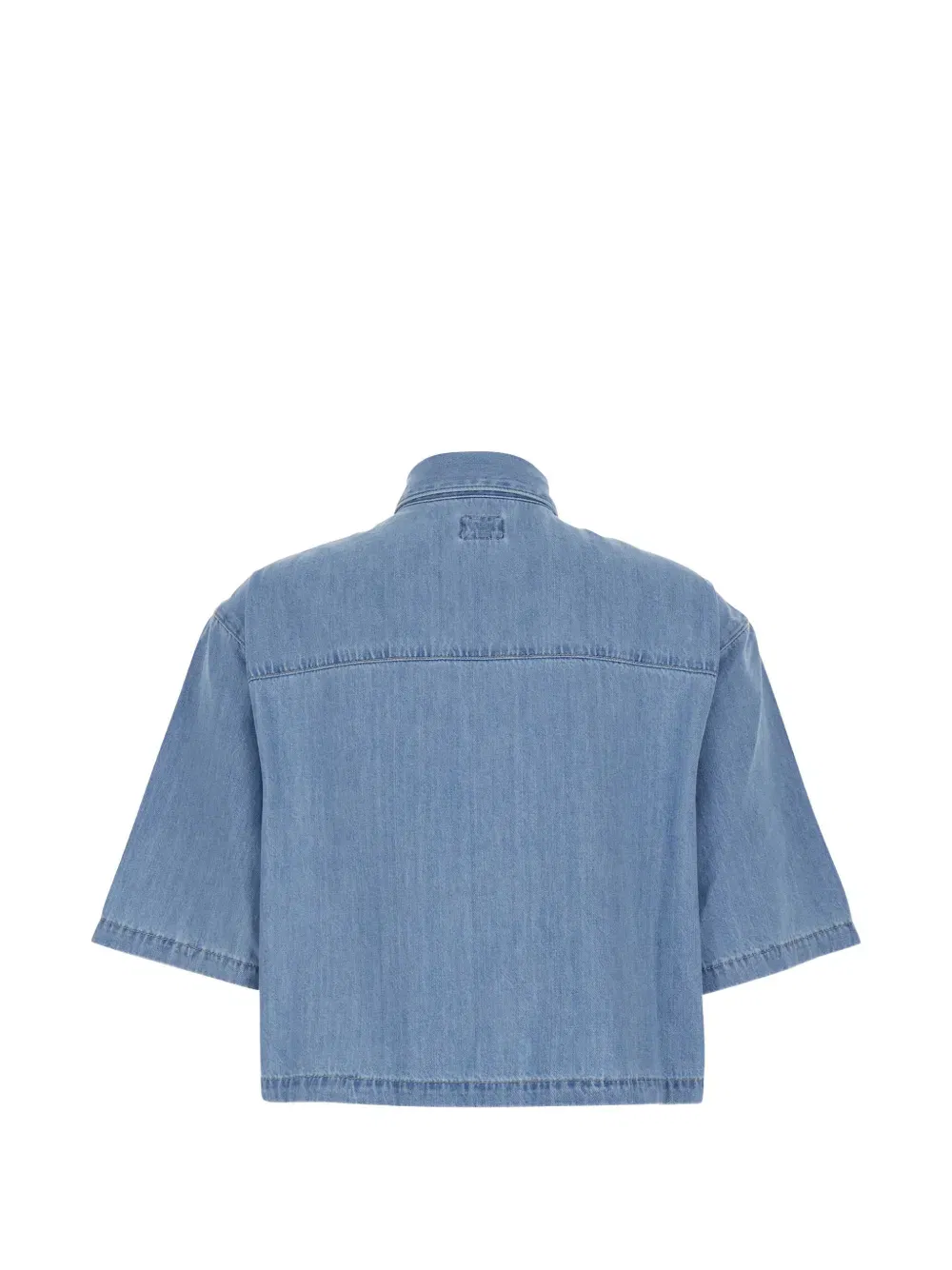 Kodiac chest-pocket crop shirt