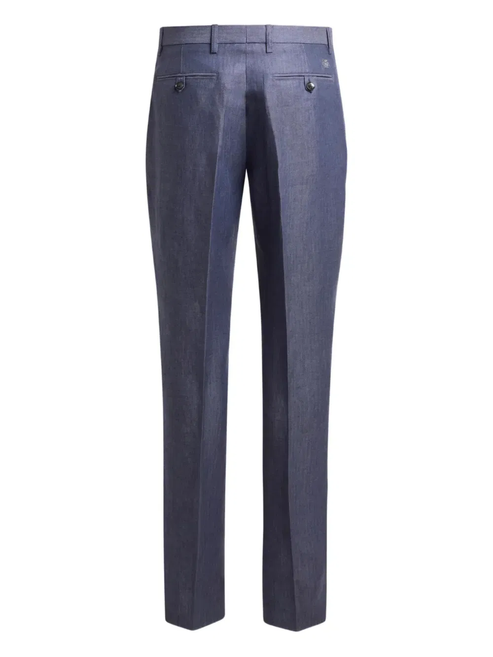 pleated linen trousers