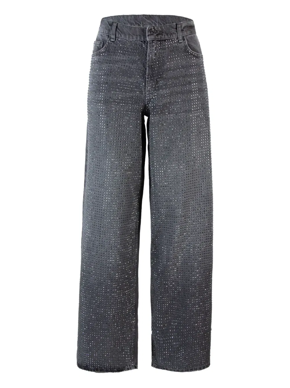 crystal-embellished jeans