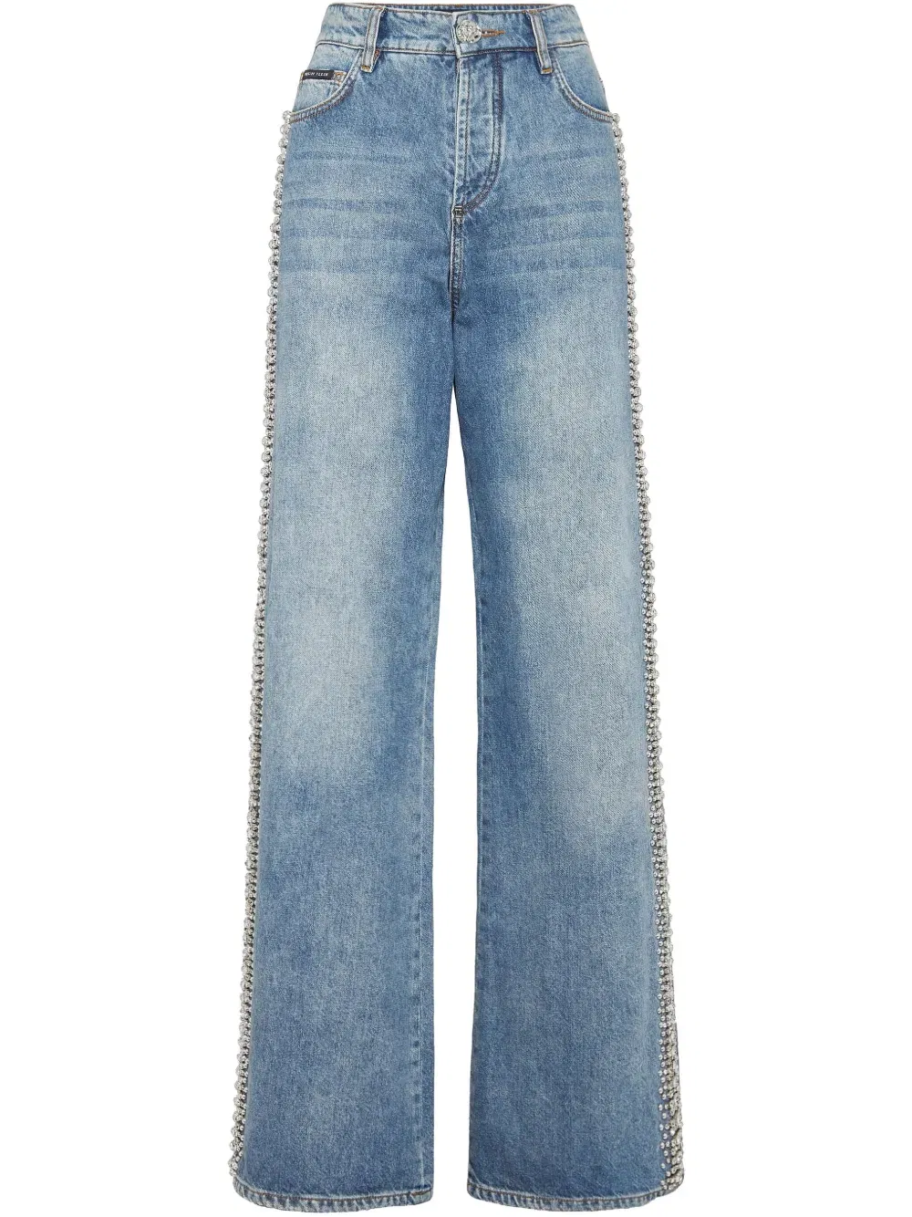 crystal-embellished jeans