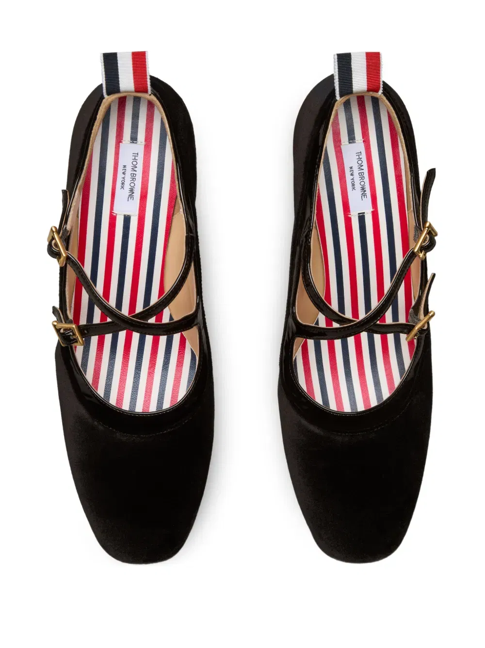 Thom John criss-cross buckle pumps