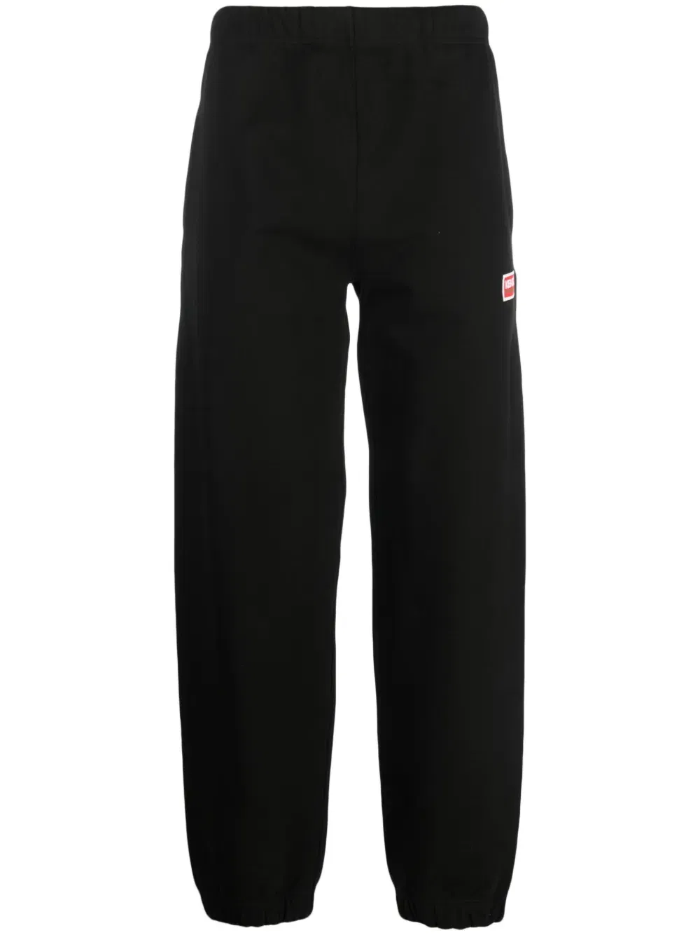 logo-embroidered tapered track pants