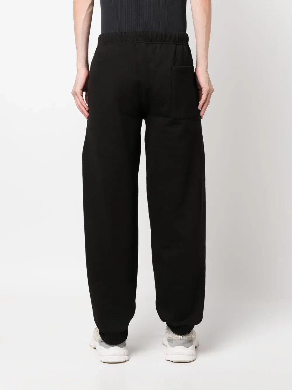 logo-embroidered tapered track pants