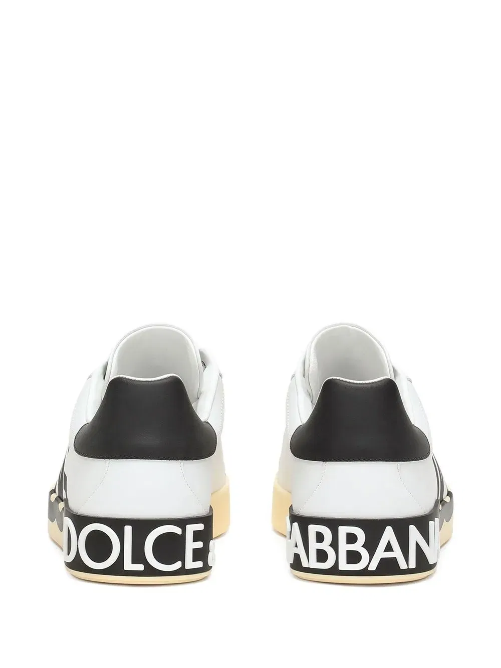 Portofino logo-print leather sneakers