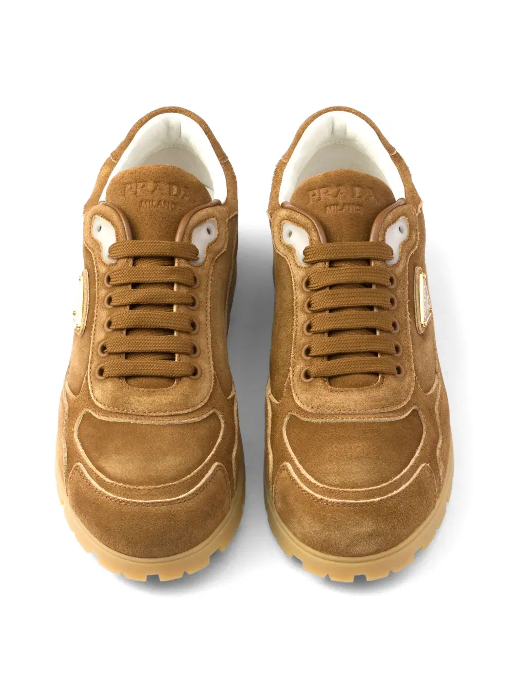 faded suede sneakers