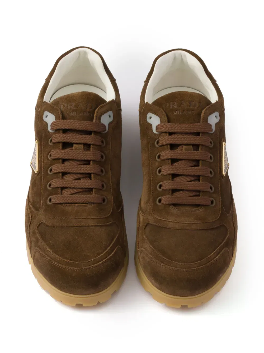 faded suede sneakers