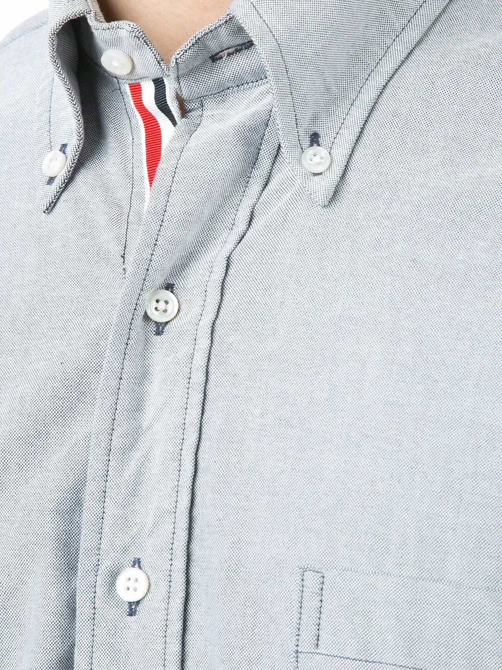 Grosgrain Placket Oxford Shirt