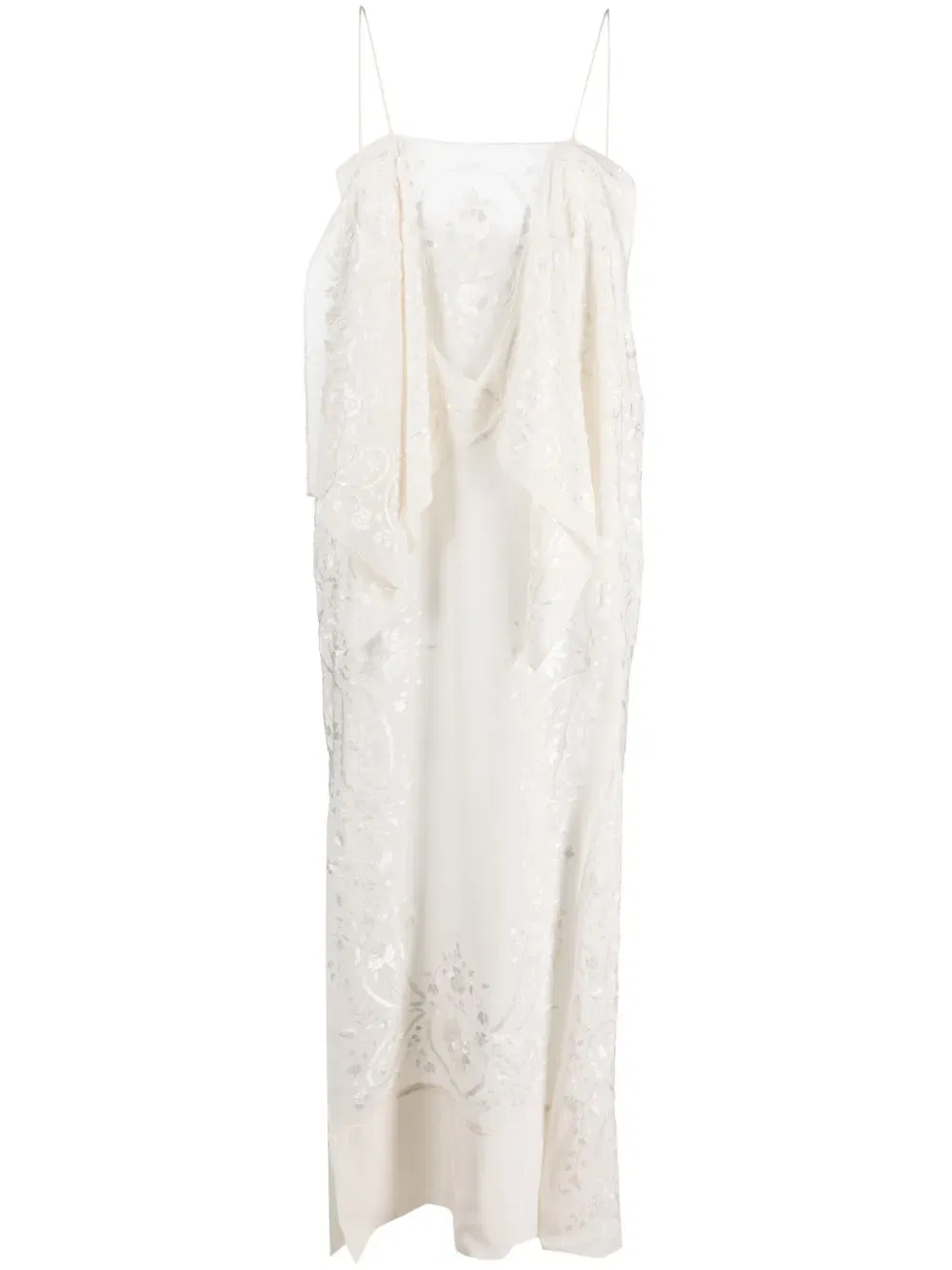Pomaki sleeveless silk dress