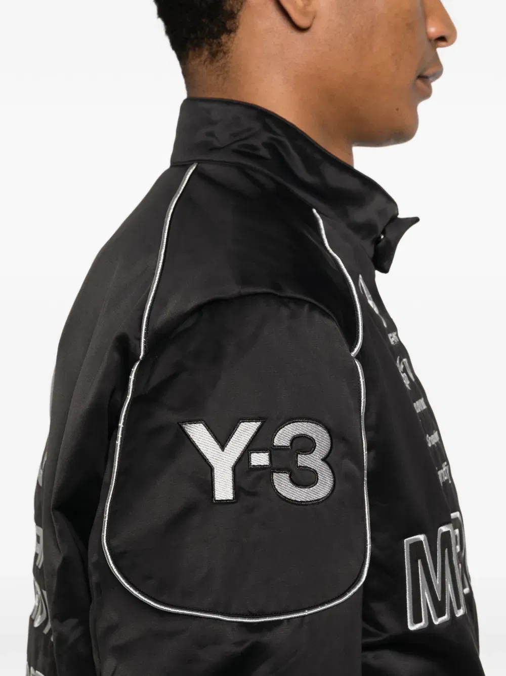 x Mercedes-AMG Petronas F1 logo-detail bomber jacket
