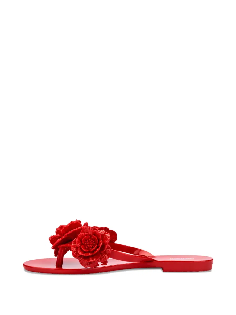 Harmonic Springtime floral-embellished flip flops