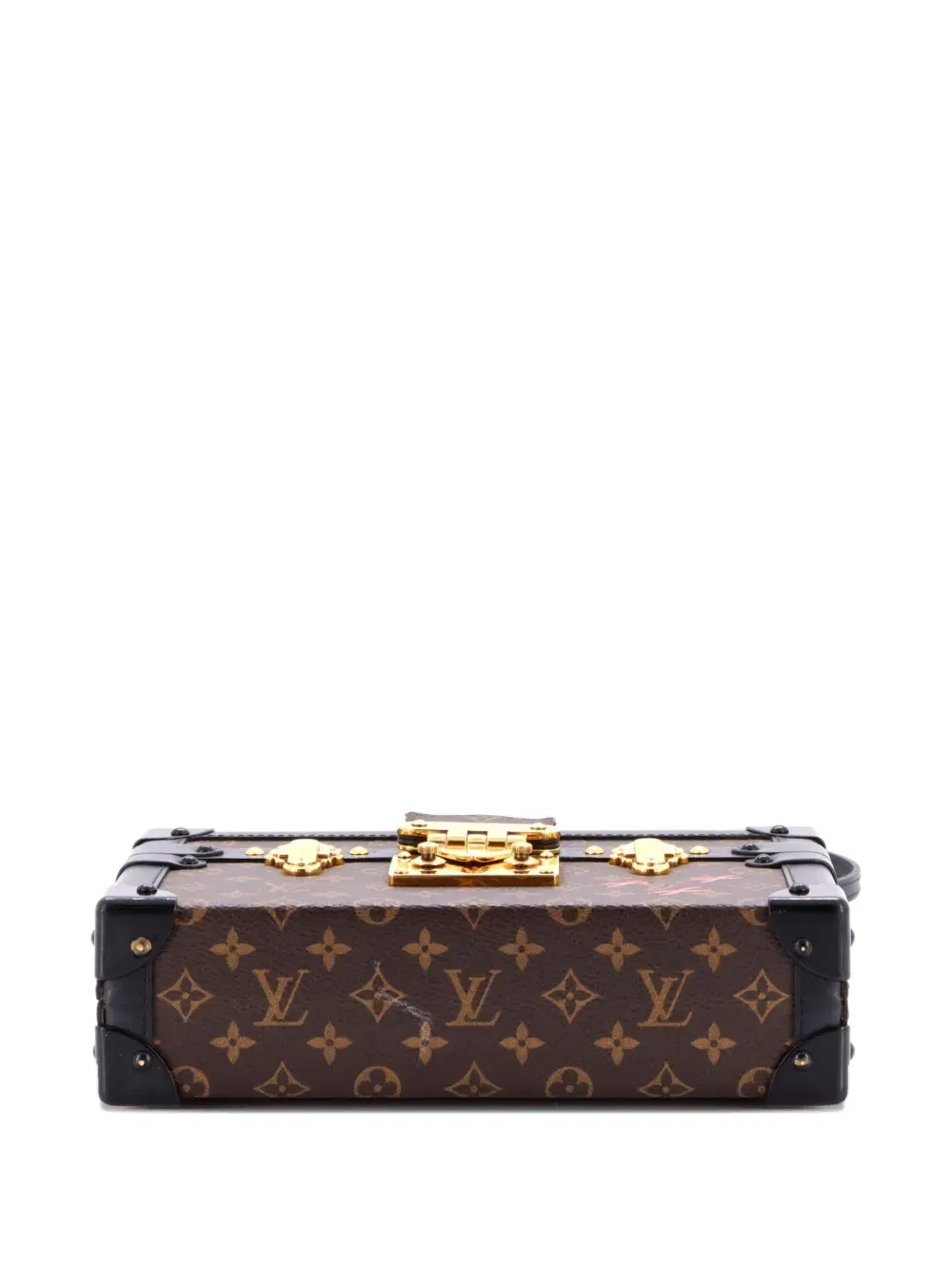 Petite Malle Handbag Monogram Canvas clutch bag