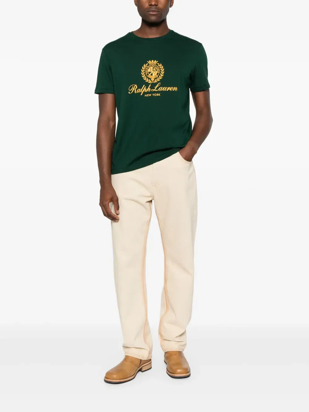 crest-embroidered T-Shirt