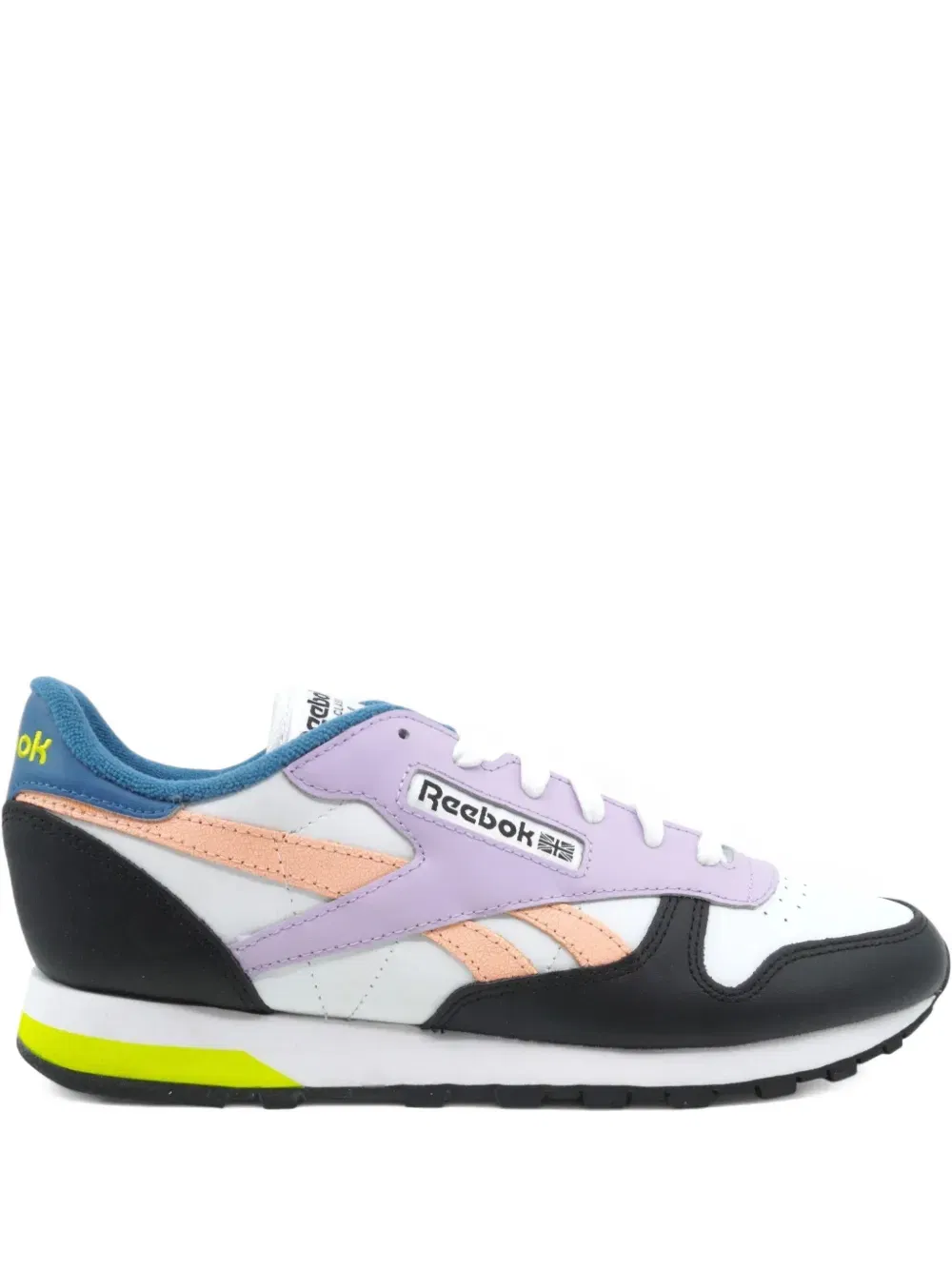 Classic "White/Black/Purple" sneakers
