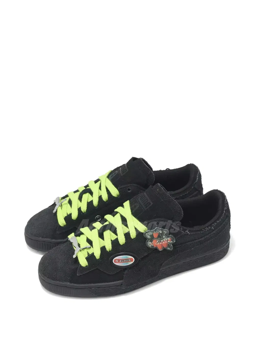 x X-Girl Suede "Black Ravish" sneakers