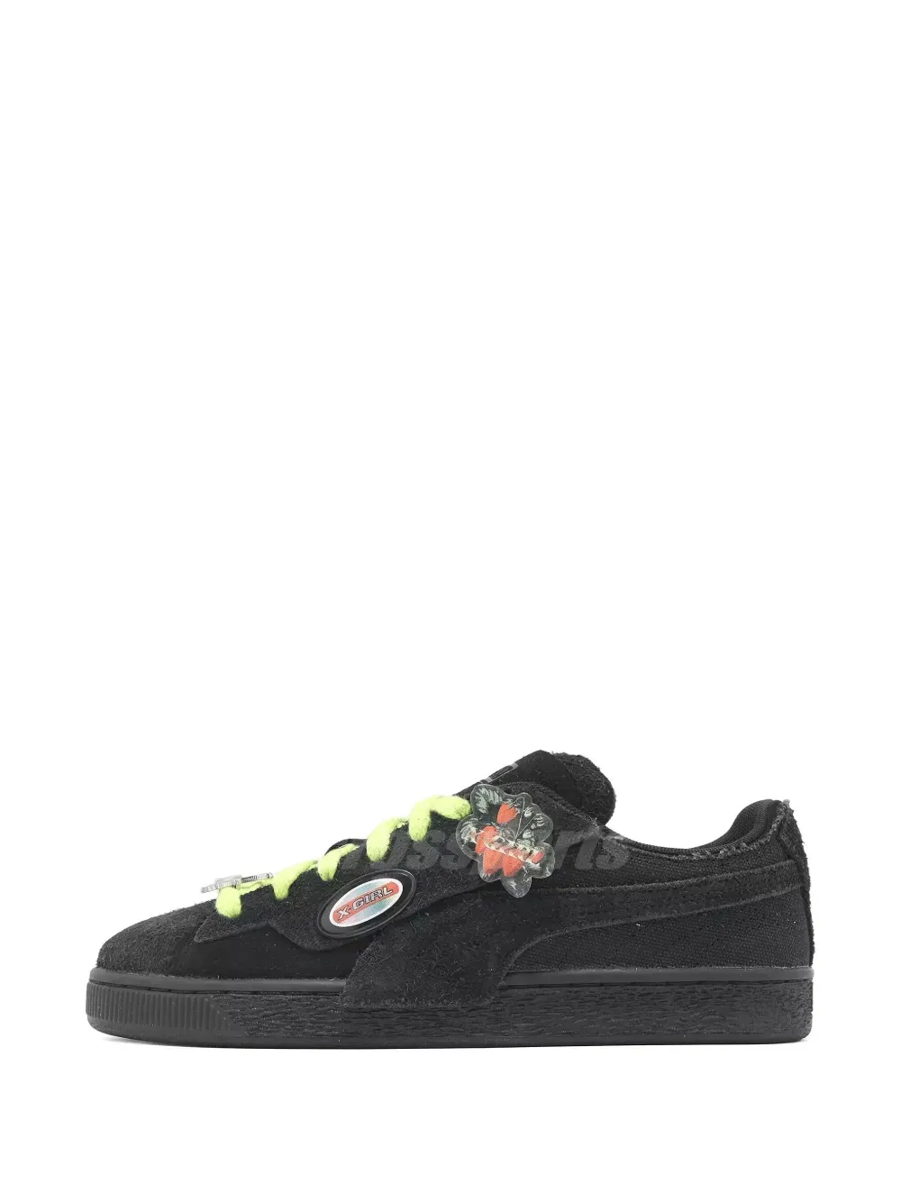 x X-Girl Suede "Black Ravish" sneakers