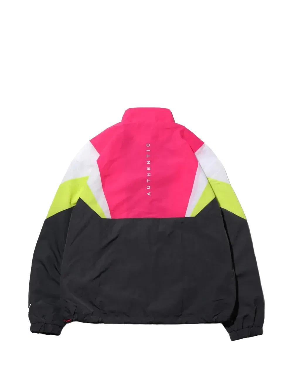 zip-up woven jacket